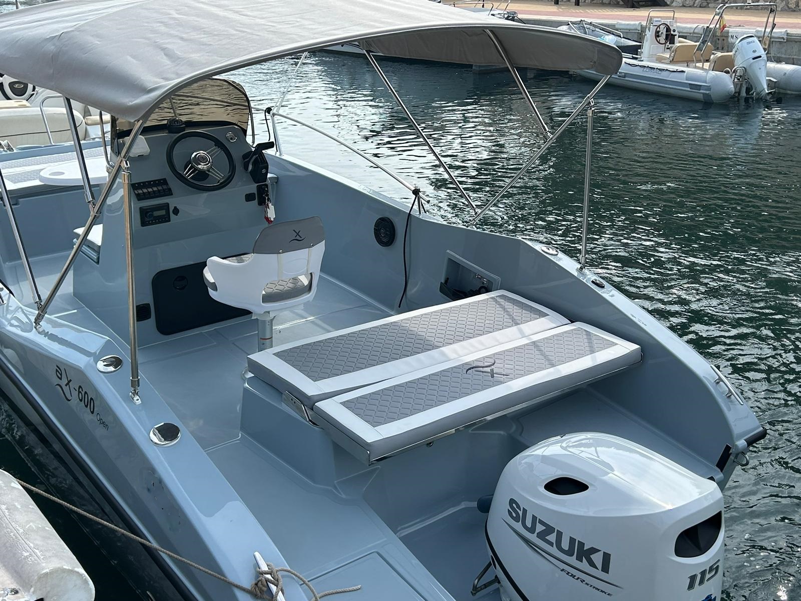 astilux 600 open gris 2025 premium nautica marina alta